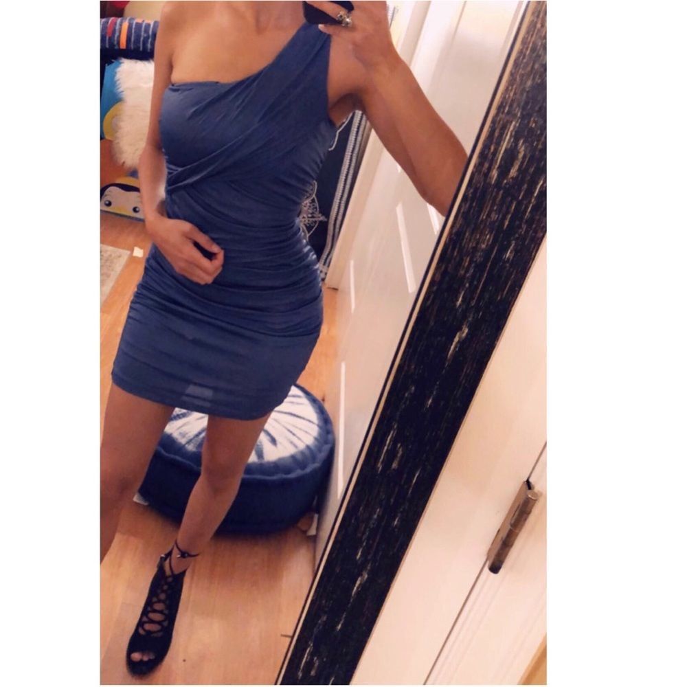 ⚫️Love21 Bodycon One Shoulder Dress
